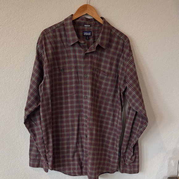 Patagonia 100% cotton Flannel Plaid Button down  Shirt - Picture 2 of 8